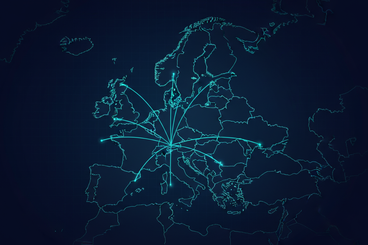 欧洲物流网络 - 简洁版